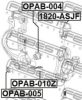 FEBEST OPAB-005 Bush, control arm mounting
